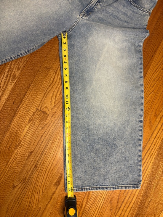 Ralph Lauren Light Blue Cropped Wide-Leg Jeans - Picture 11 of 12